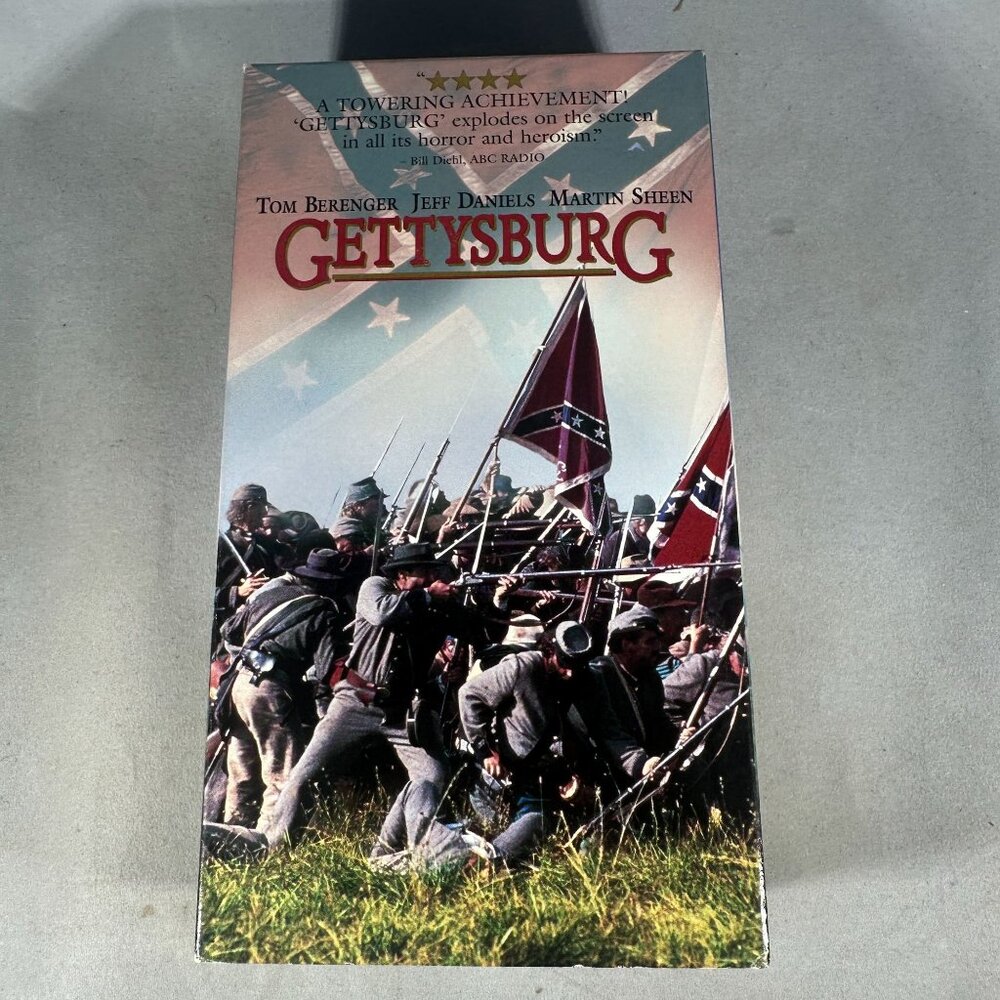 Gettysburg VHS Movie Tom Berenger Jeff Daniels Martin Sheen Widescreen 1993